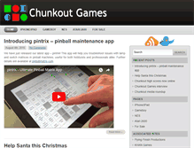 Tablet Screenshot of chunkout.com